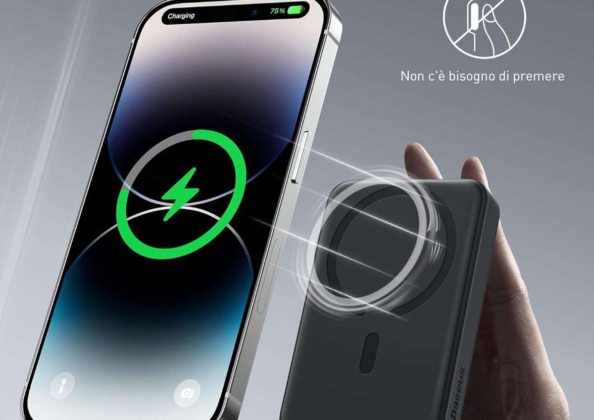 Il Power Bank DEFINITIVO per iPhone è in offerta su Amazon: sì, c'è anche il MagSafe Il Power Bank DEFINITIVO per iPhone è in offerta su Amazon: sì, c'è anche il MagSafe