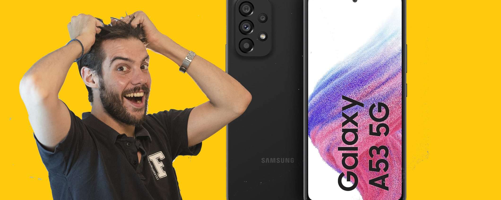 Samsung Galaxy A53 5G al prezzo bomba: sconto TOP del 12% Samsung Galaxy A53 5G al prezzo bomba: sconto TOP del 12%