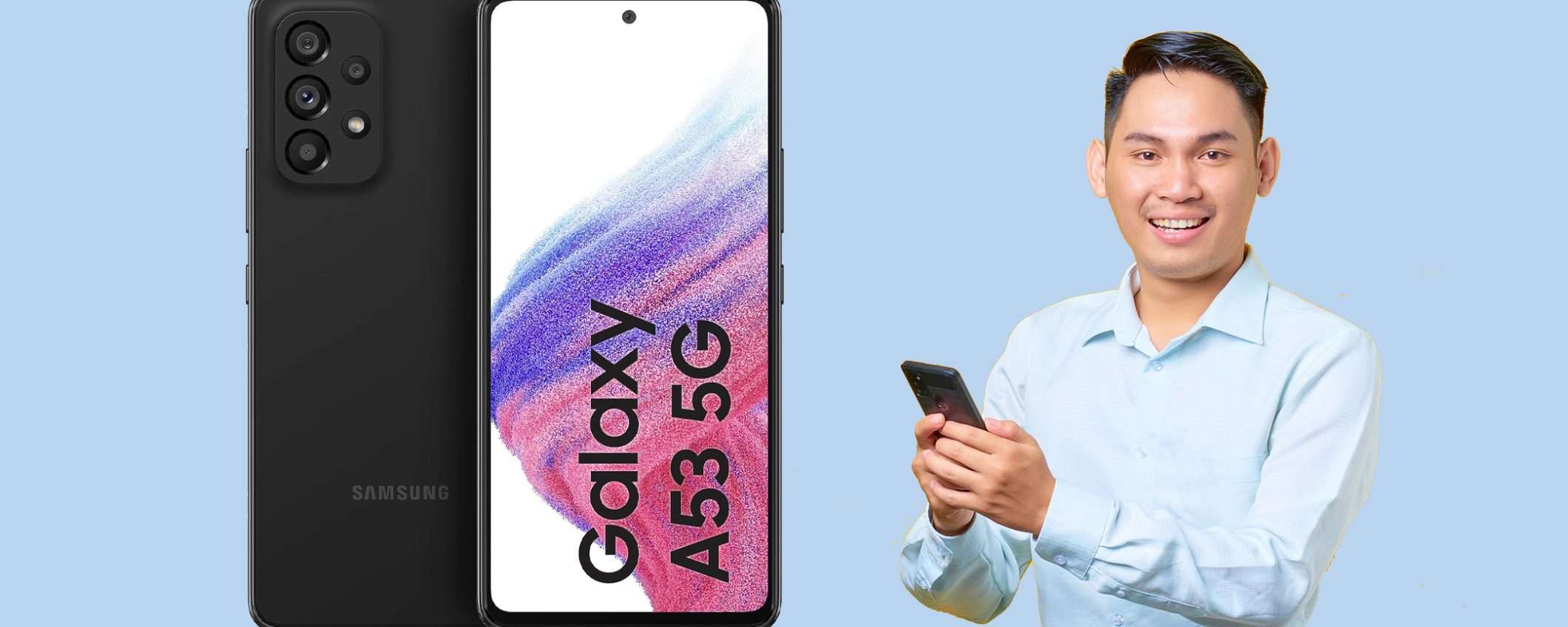Samsung Galaxy A53 5G scontato dell'11% su Amazon: imperdibile Samsung Galaxy A53 5G scontato dell'11% su Amazon: imperdibile