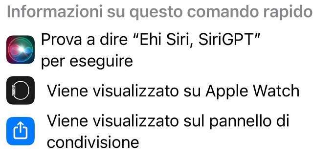 Utilizzare l'integrazione ChatGPT con Siri
