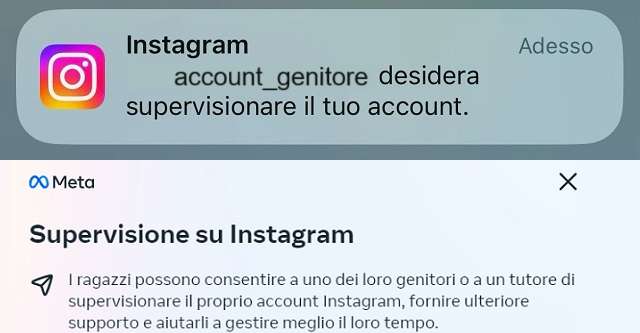 Come attivare la supervisione su Instagram