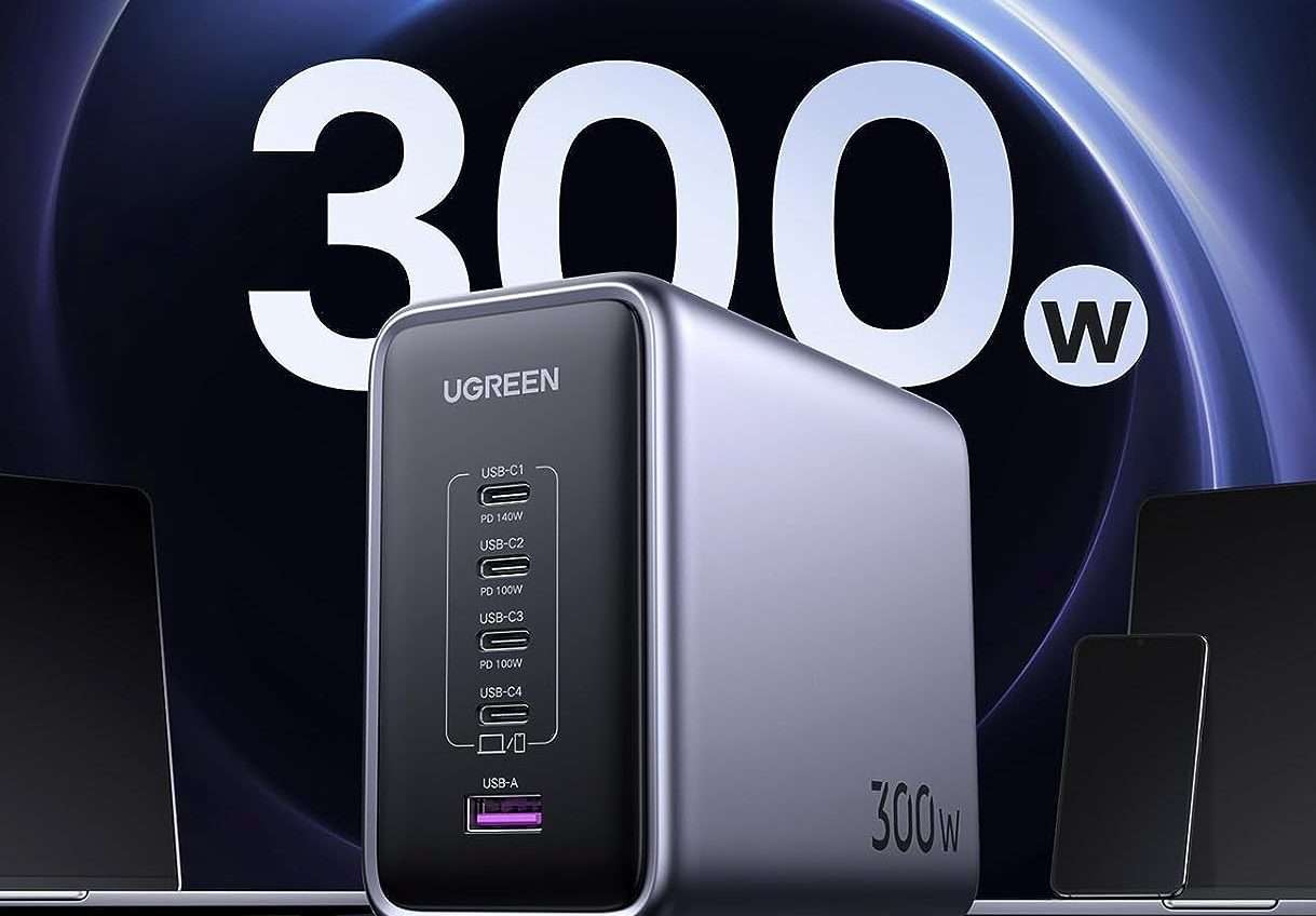 Risparmia sul nuovo Nexode 300W della Ugreen: può ricaricare un MacBook e 4 dispositivi simutaneamente Risparmia sul nuovo Nexode 300W della Ugreen: può ricaricare un MacBook e 4 dispositivi simutaneamente