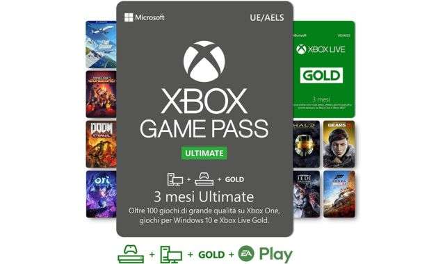 Xbox Game Pass Ultimate 3 mesi