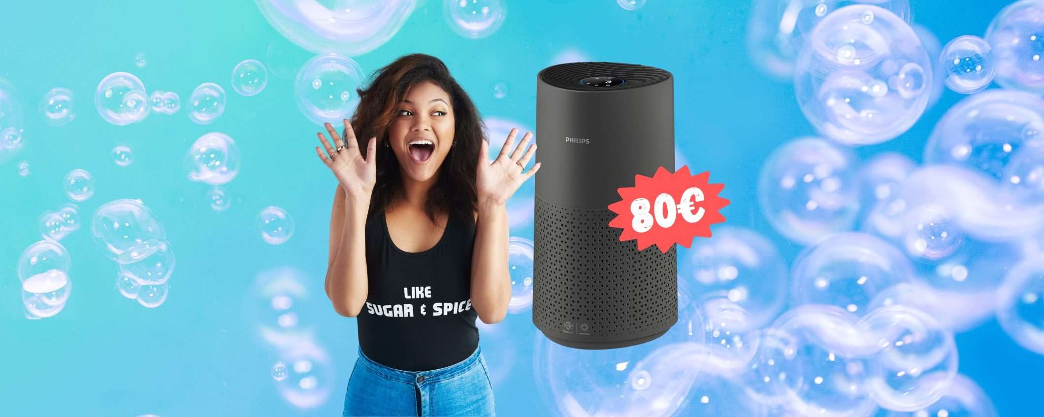 Aria pulita con il purificatore Philips in DOPPIO SCONTO su Amazon Aria pulita con il purificatore Philips in DOPPIO SCONTO su Amazon