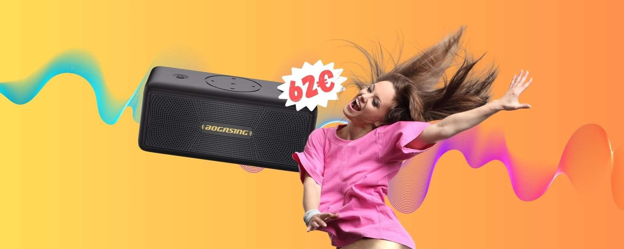 Cassa Bluetooth portatile da 40W e 30h di autonomia tua a 62€ Cassa Bluetooth portatile da 40W e 30h di autonomia tua a 62€