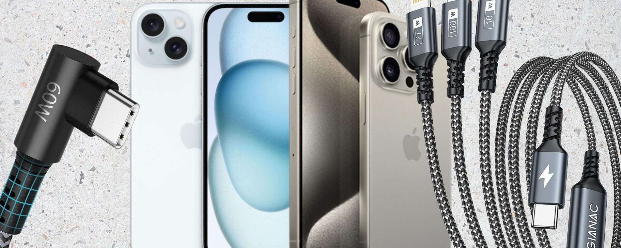 iPhone 15 e 15 Pro: i 5 cavi USB C migliori in assoluto (e perché ti servono) iPhone 15 e 15 Pro: i 5 cavi USB C migliori in assoluto (e perché ti servono)