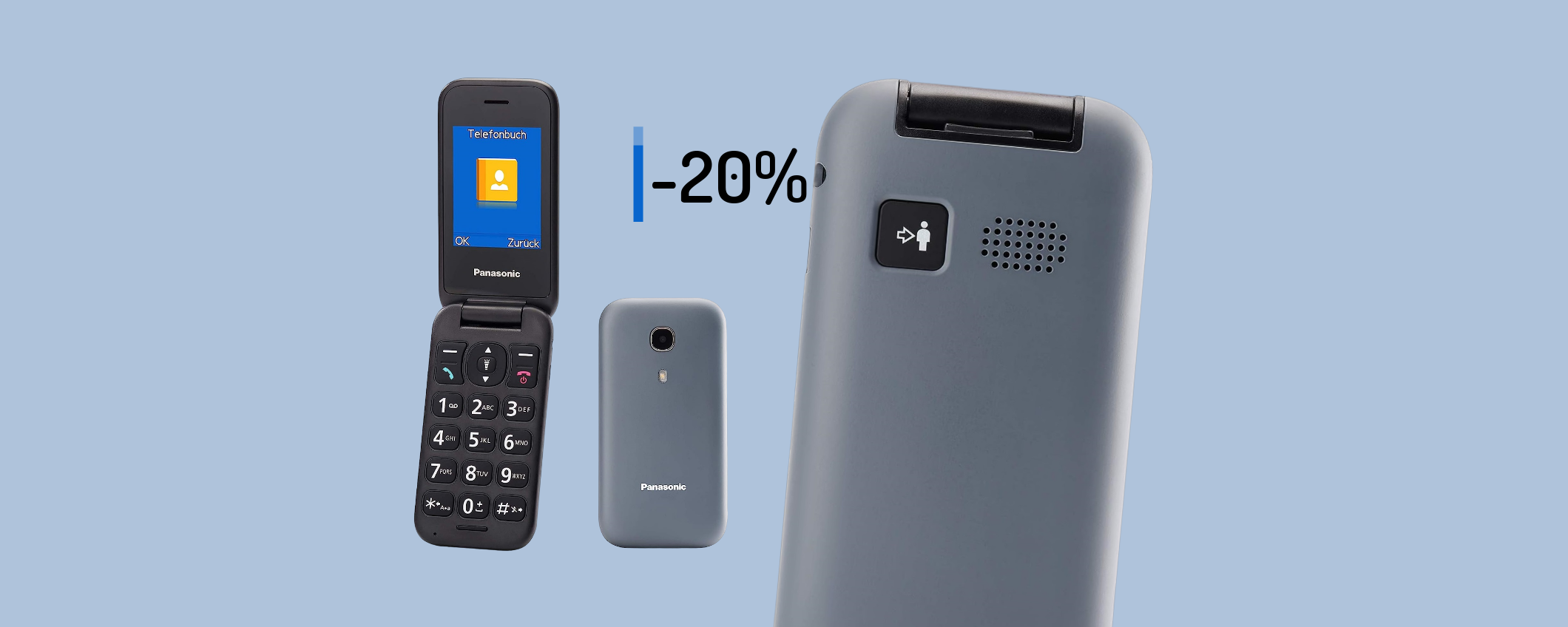 Cellulare Panasonic con pulsante SOS: il top ad appena 47€ Cellulare Panasonic con pulsante SOS: il top ad appena 47€