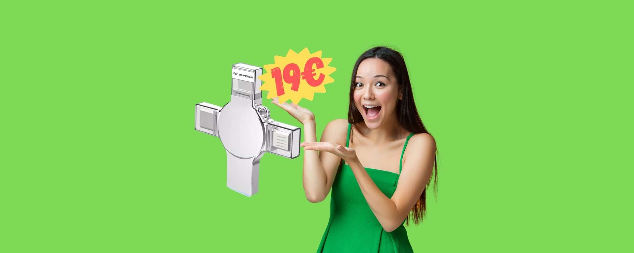 Chiavetta USB 4 in 1 da 256 GB: GENIALE e VELOCE, tua a 19€ Chiavetta USB 4 in 1 da 256 GB: GENIALE e VELOCE, tua a 19€