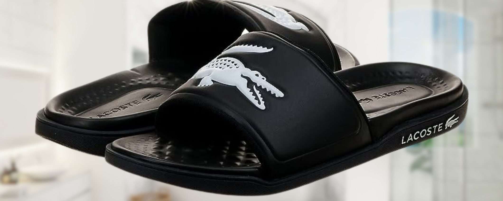 Lacoste, ciabatte a prezzo SHOCK: sconto 37%, quasi finite (37€) Lacoste, ciabatte a prezzo SHOCK: sconto 37%, quasi finite (37€)