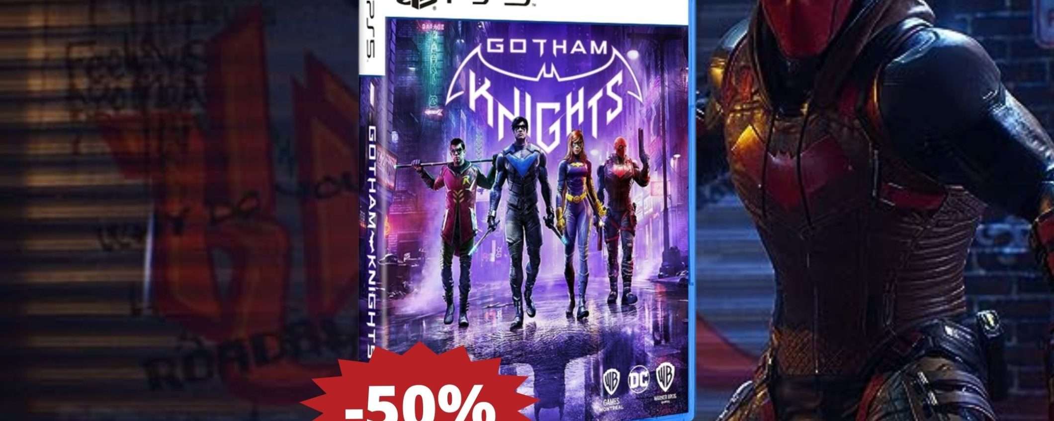Gotham Knights per PS5: AFFARE imperdibile su Amazon (-50%) Gotham Knights per PS5: AFFARE imperdibile su Amazon (-50%)