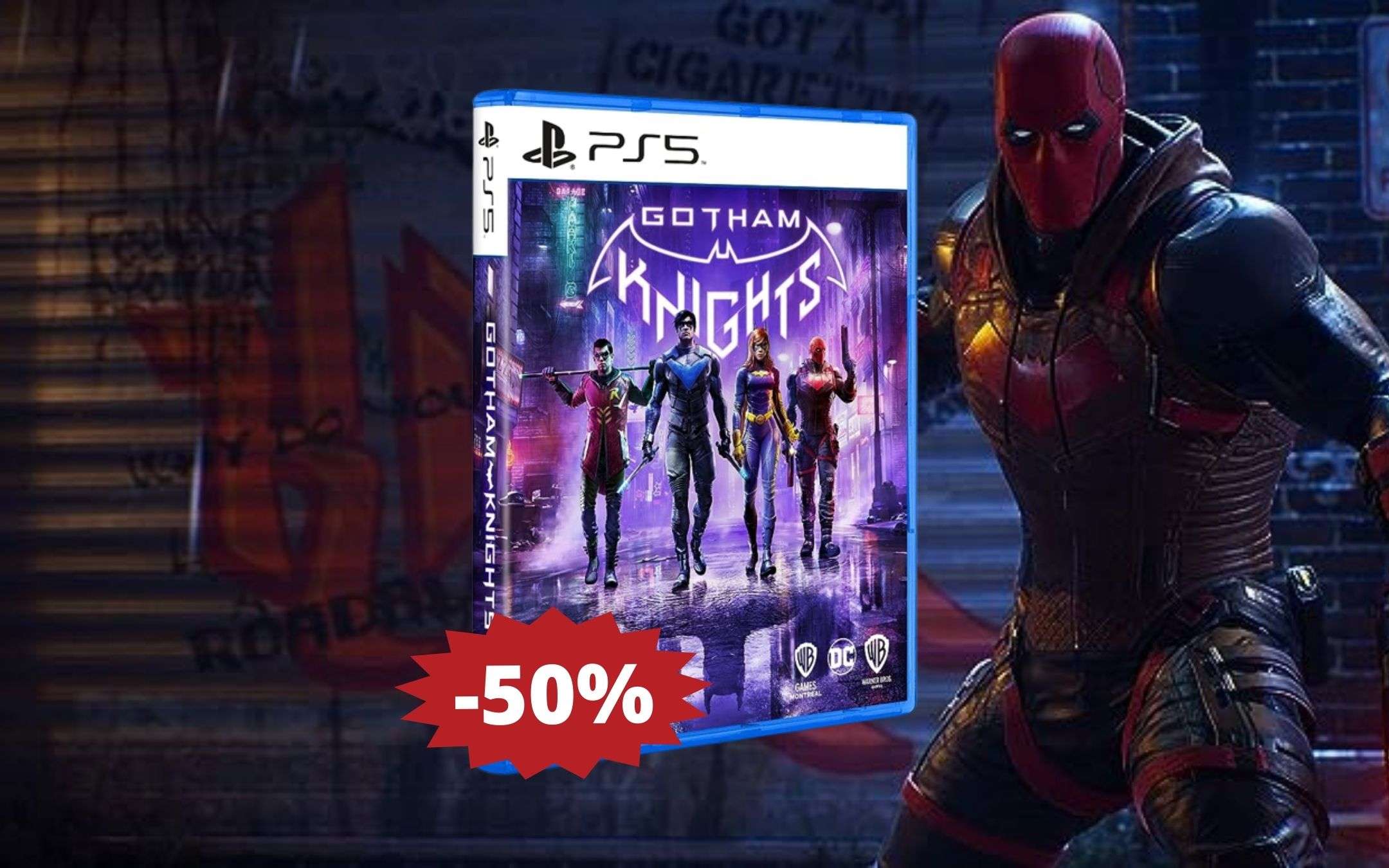Gotham Knights per PS5: AFFARE imperdibile su  (-50%)