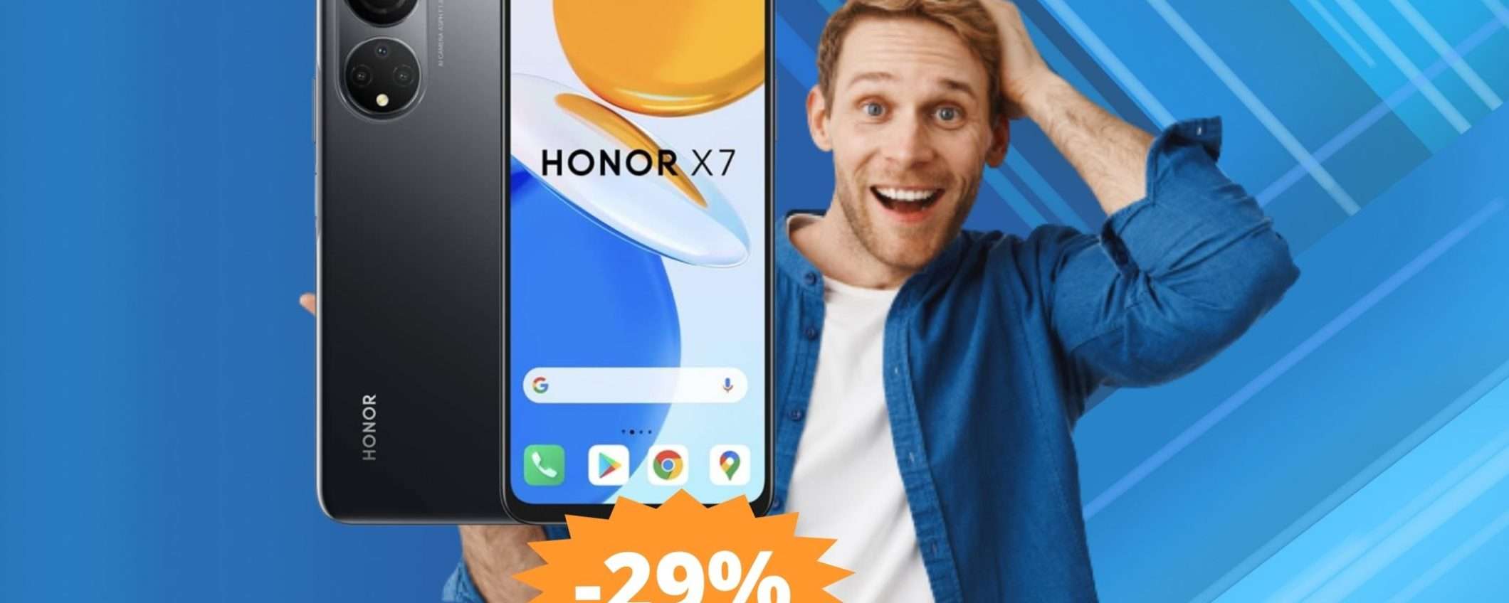 Honor X7: IMPOSSIBILE trovare di meglio a questo prezzo (-29%) Honor X7: IMPOSSIBILE trovare di meglio a questo prezzo (-29%)