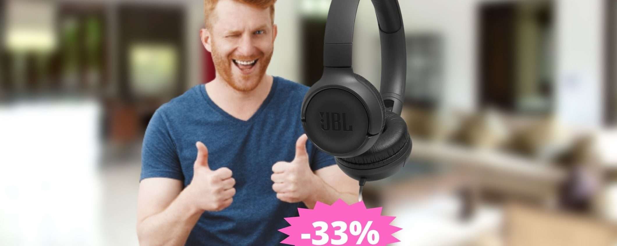 Cuffie JBL Tune 500: MEGA sconto del 33% su Amazon Cuffie JBL Tune 500: MEGA sconto del 33% su Amazon