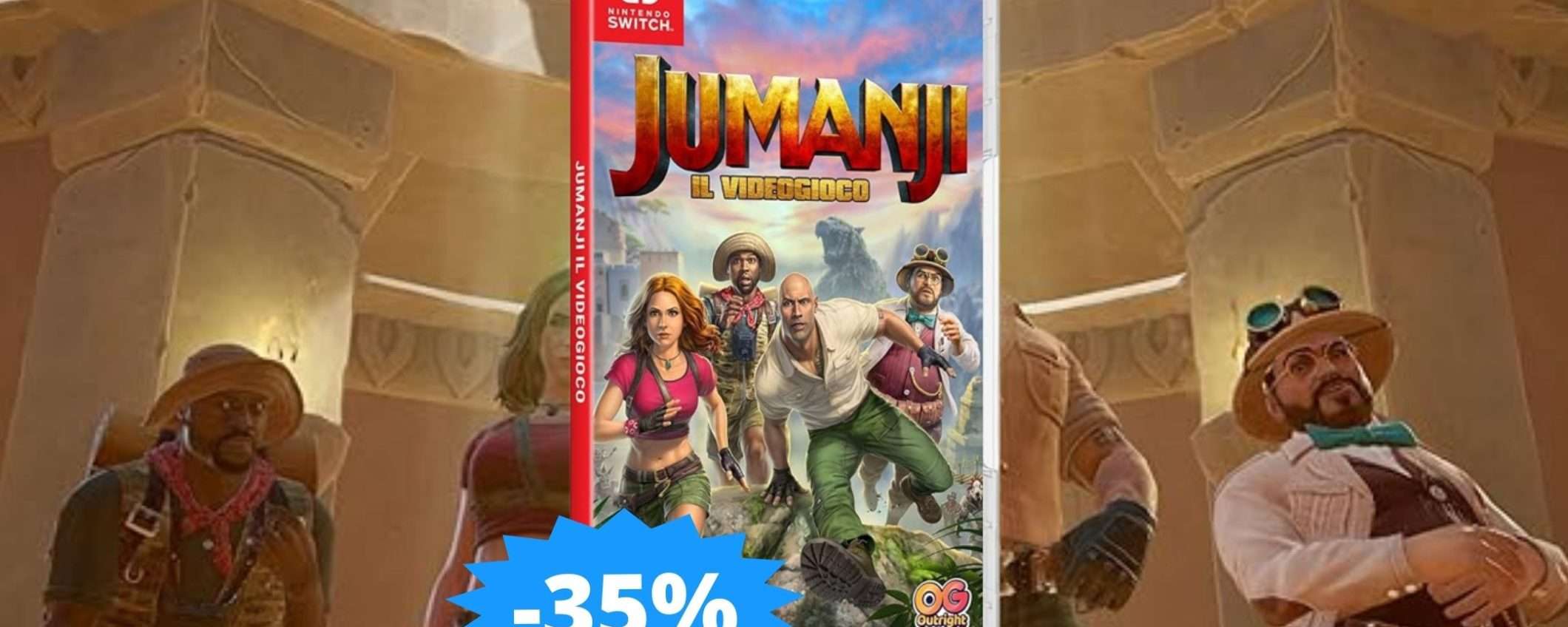 Jumanji per Nintendo Switch: l'OCCASIONE che stavi aspettando Jumanji per Nintendo Switch: l'OCCASIONE che stavi aspettando