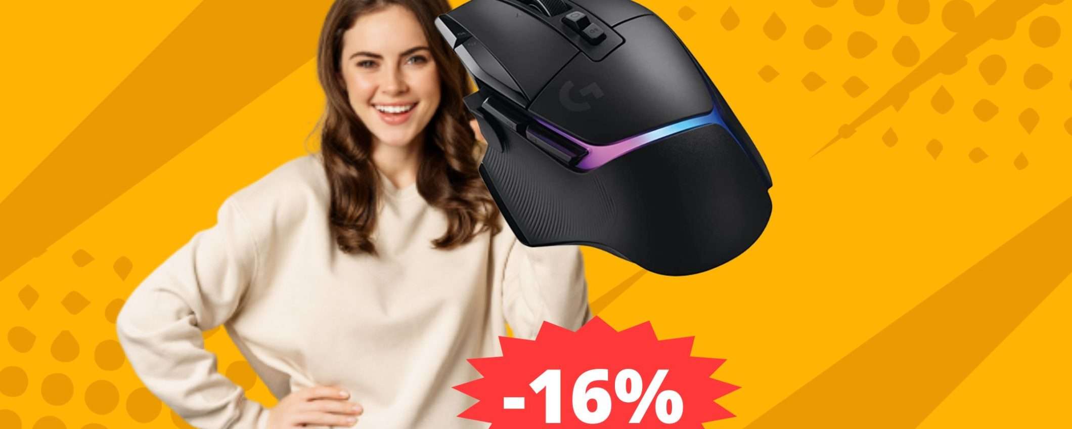 Logitech G G502: mouse da gaming di alta qualità (-16%) Logitech G G502: mouse da gaming di alta qualità (-16%)