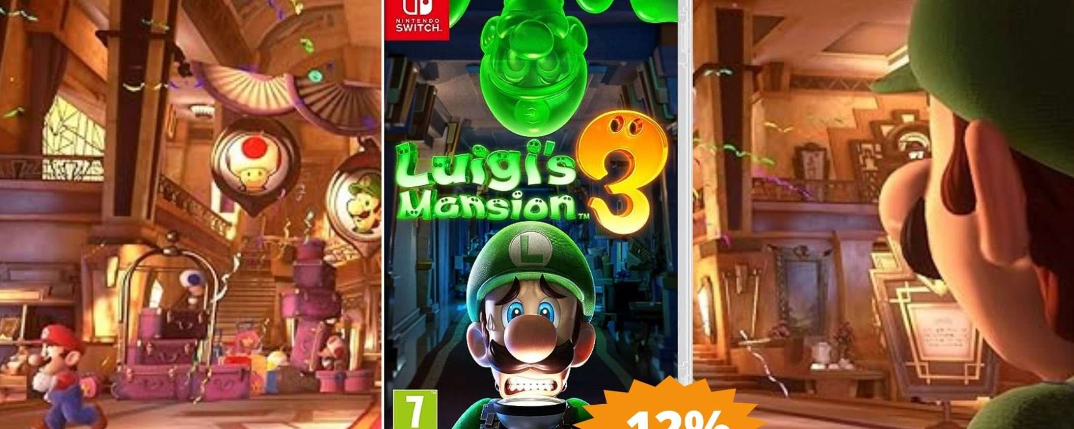 Luigi's Mansion 3 per Nintendo Switch a MENO di 50 euro Luigi's Mansion 3 per Nintendo Switch a MENO di 50 euro