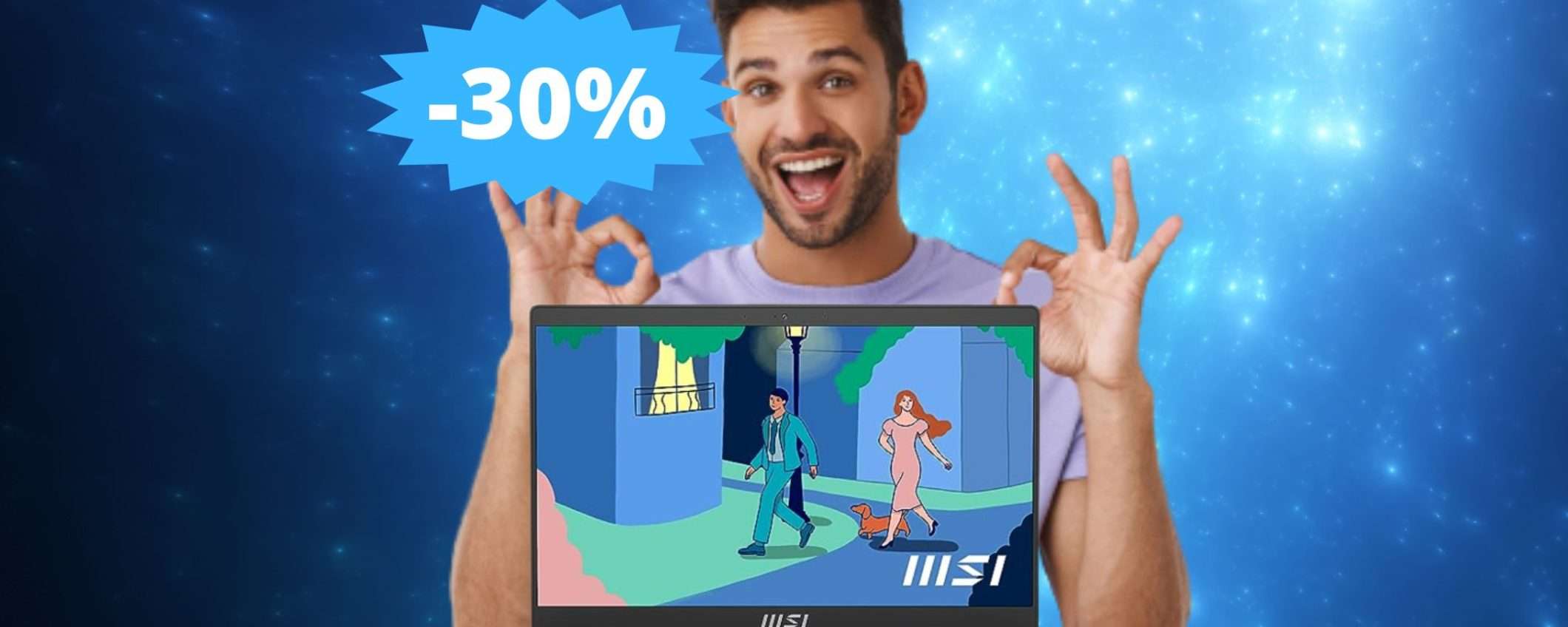 MSI Modern 14: MEGA sconto del 30% su Amazon MSI Modern 14: MEGA sconto del 30% su Amazon