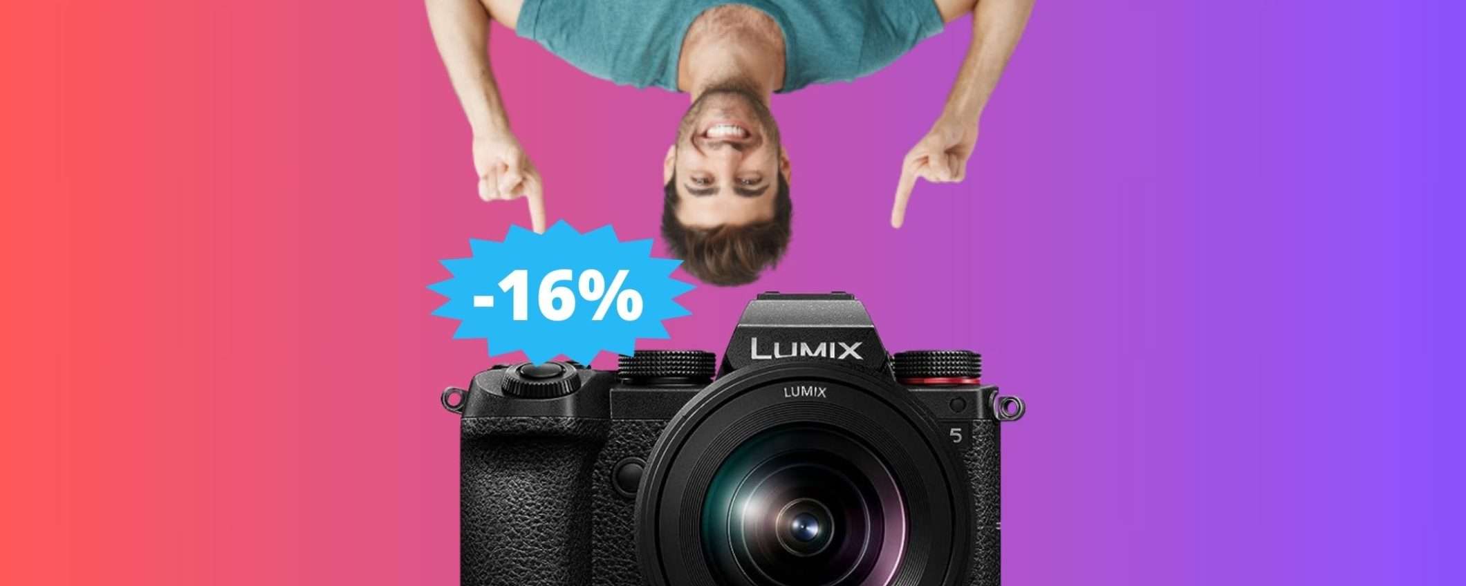 Panasonic Lumix S5: finalmente è in SCONTO su Amazon (-16%) Panasonic Lumix S5: finalmente è in SCONTO su Amazon (-16%)