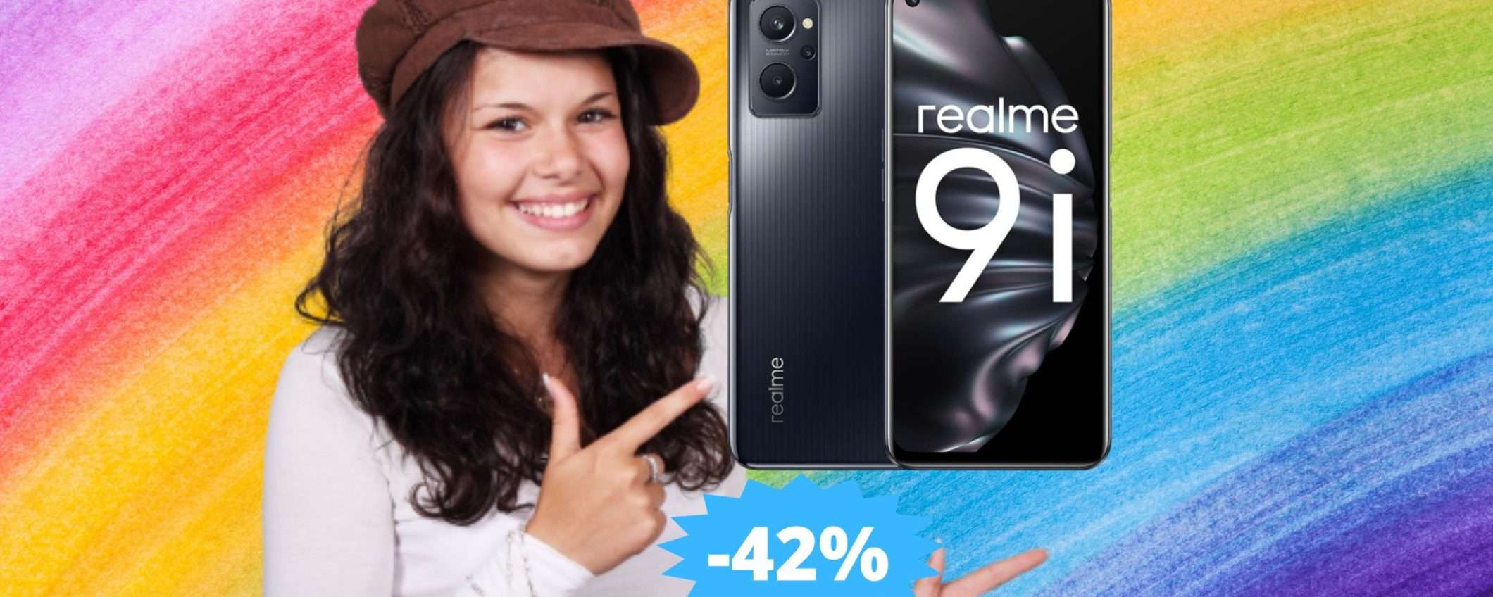 Realme 9i: il compagno ideale in MEGA sconto (-42%) Realme 9i: il compagno ideale in MEGA sconto (-42%)