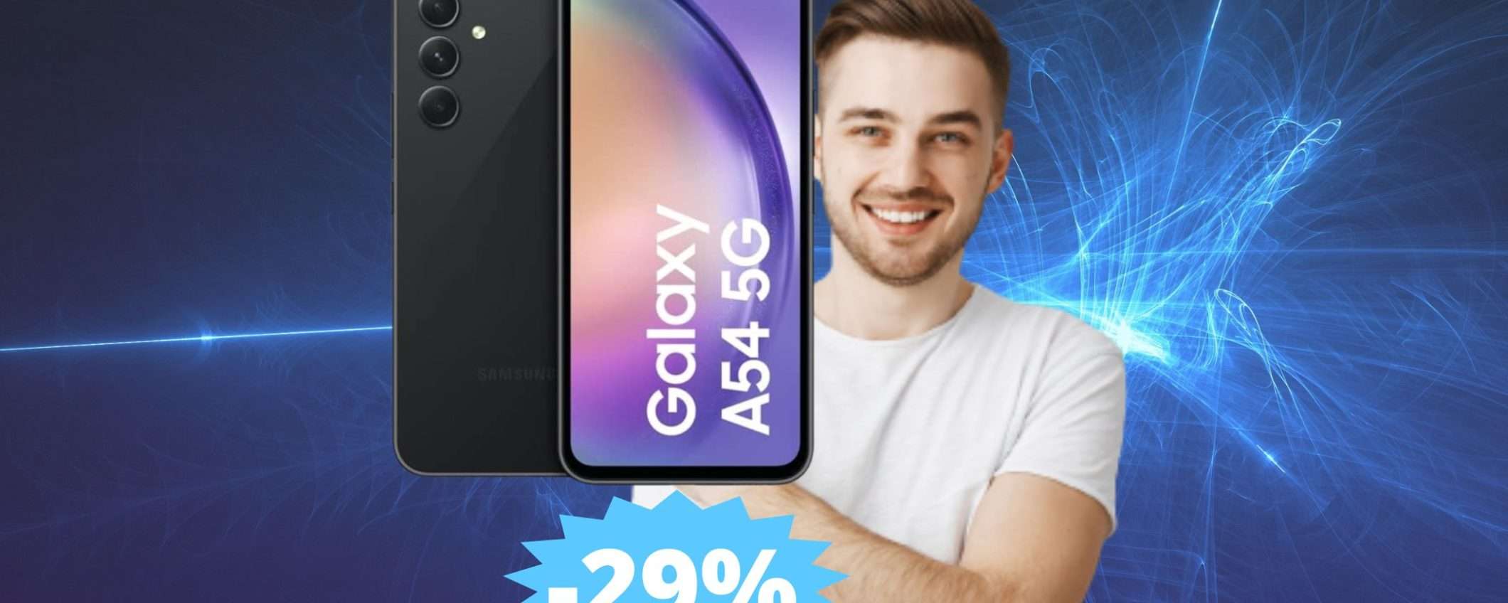 Samsung Galaxy A54: MEGA sconto del 30% su Amazon Samsung Galaxy A54: MEGA sconto del 30% su Amazon
