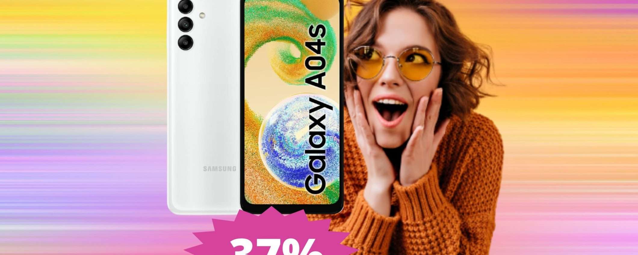 Samsung Galaxy A04s: economico, ma affidabile (-37%) Samsung Galaxy A04s: economico, ma affidabile (-37%)