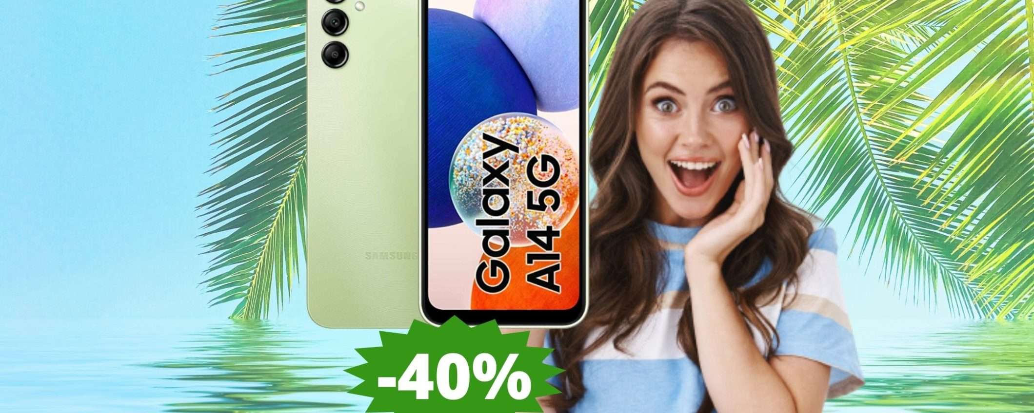 Samsung Galaxy A14: essenziale, ma affidabile, in MEGA sconto Samsung Galaxy A14: essenziale, ma affidabile, in MEGA sconto