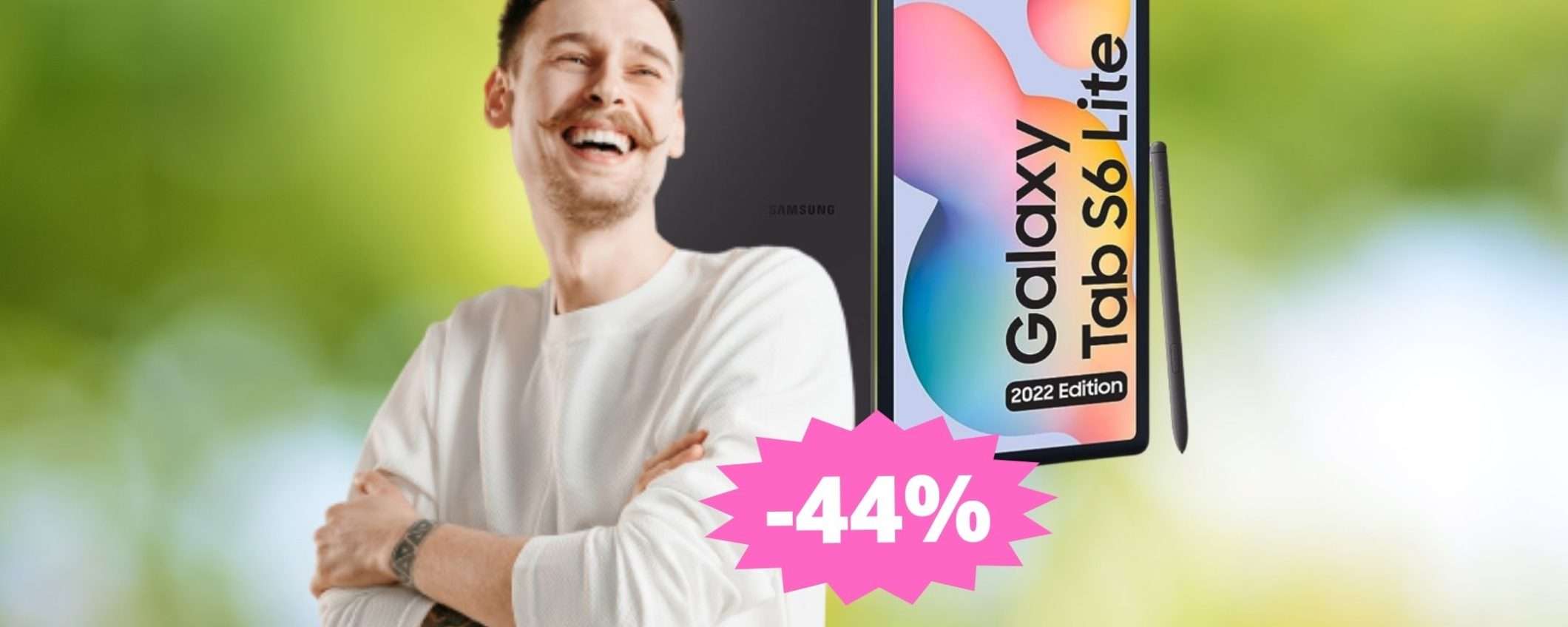 Samsung Galaxy Tab S6 Lite: alta qualità in MEGA sconto (-44%) Samsung Galaxy Tab S6 Lite: alta qualità in MEGA sconto (-44%)