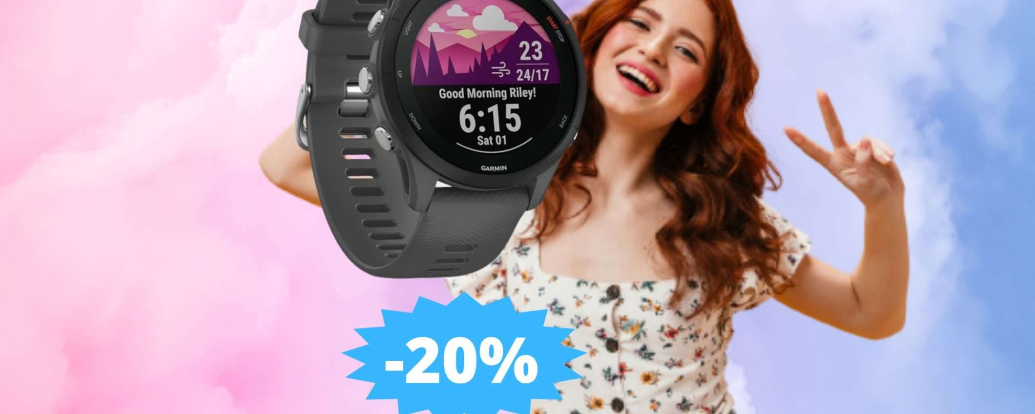 Smartwatch Garmin Forerunner 255: OFFERTA imperdibile su Amazon