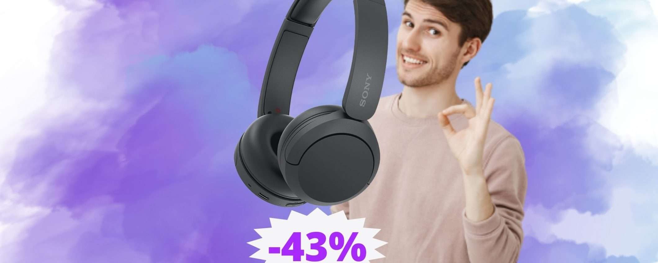 Cuffie Sony WH-CH520: OFFERTA incredibile del 43% su Amazon Cuffie Sony WH-CH520: OFFERTA incredibile del 43% su Amazon
