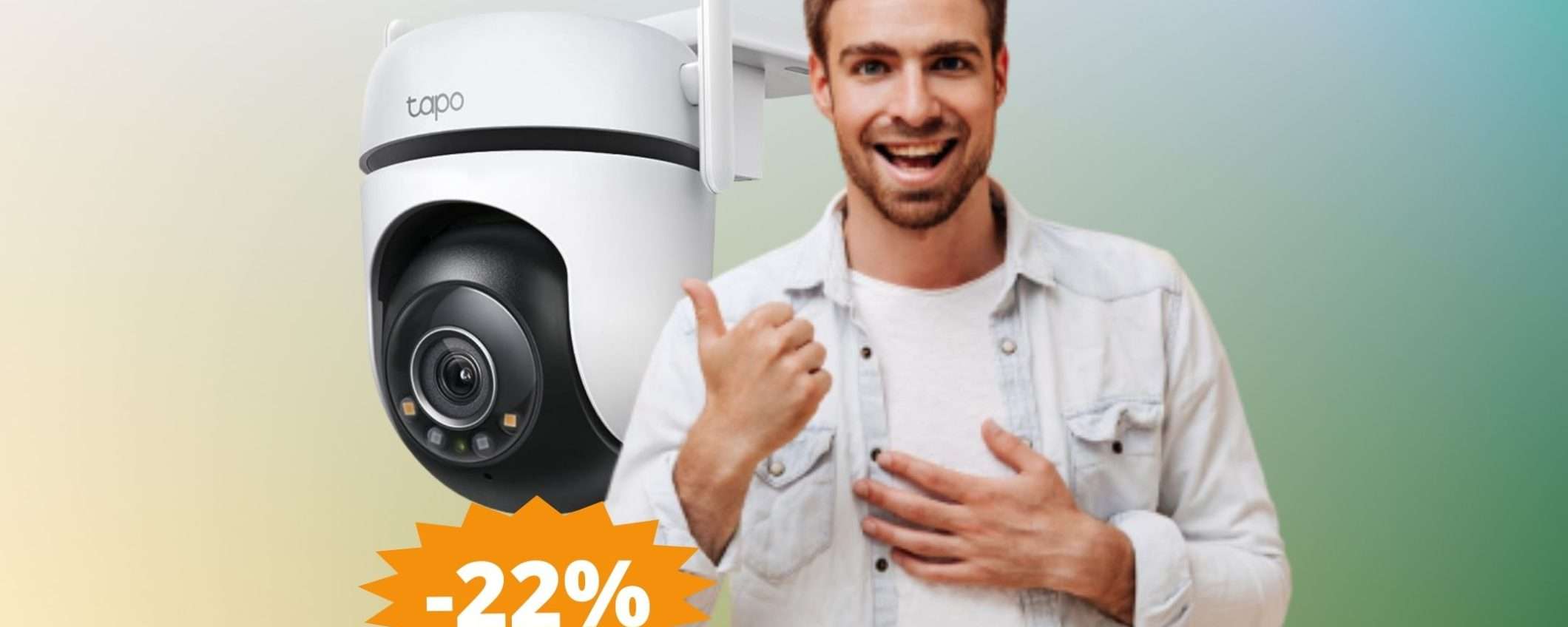 Telecamera per esterni TP-Link Tapo: SUPER sconto su Amazon Telecamera per esterni TP-Link Tapo: SUPER sconto su Amazon