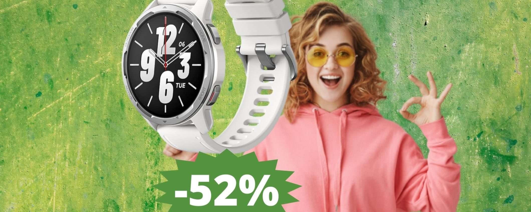 Xiaomi Watch S1 Active: non perdere questa OCCASIONE (-52%)