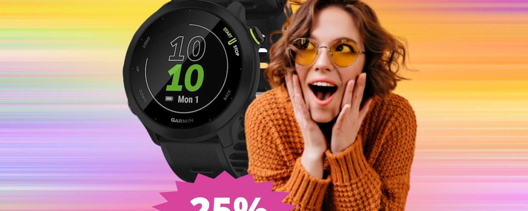 Garmin Forerunner 55: prezzo SPECIALE su Amazon (-25%) Garmin Forerunner 55: prezzo SPECIALE su Amazon (-25%)
