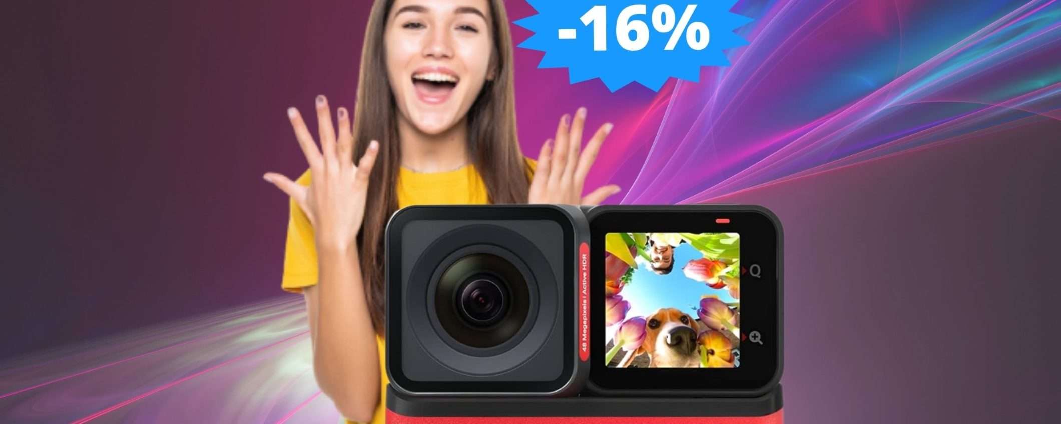 Insta360 One RS: finalmente in SCONTO su Amazon Insta360 One RS: finalmente in SCONTO su Amazon