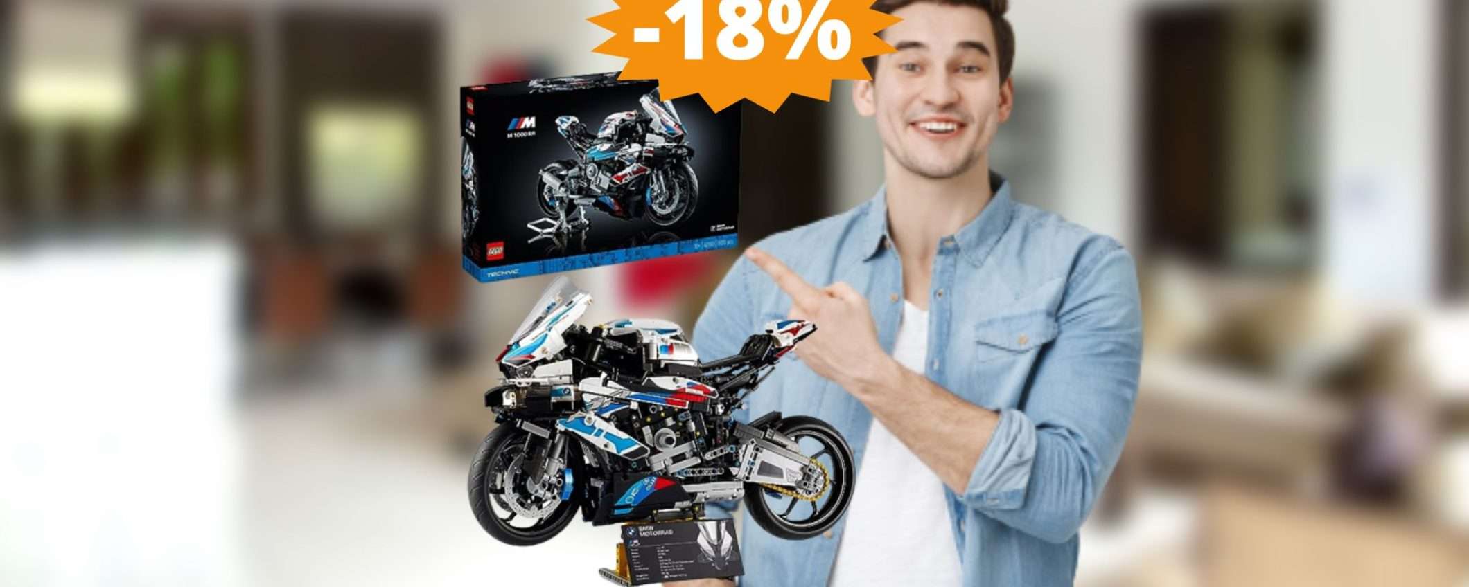 LEGO Technic BMW M 1000 RR: emozione e divertimento in SCONTO LEGO Technic BMW M 1000 RR: emozione e divertimento in SCONTO