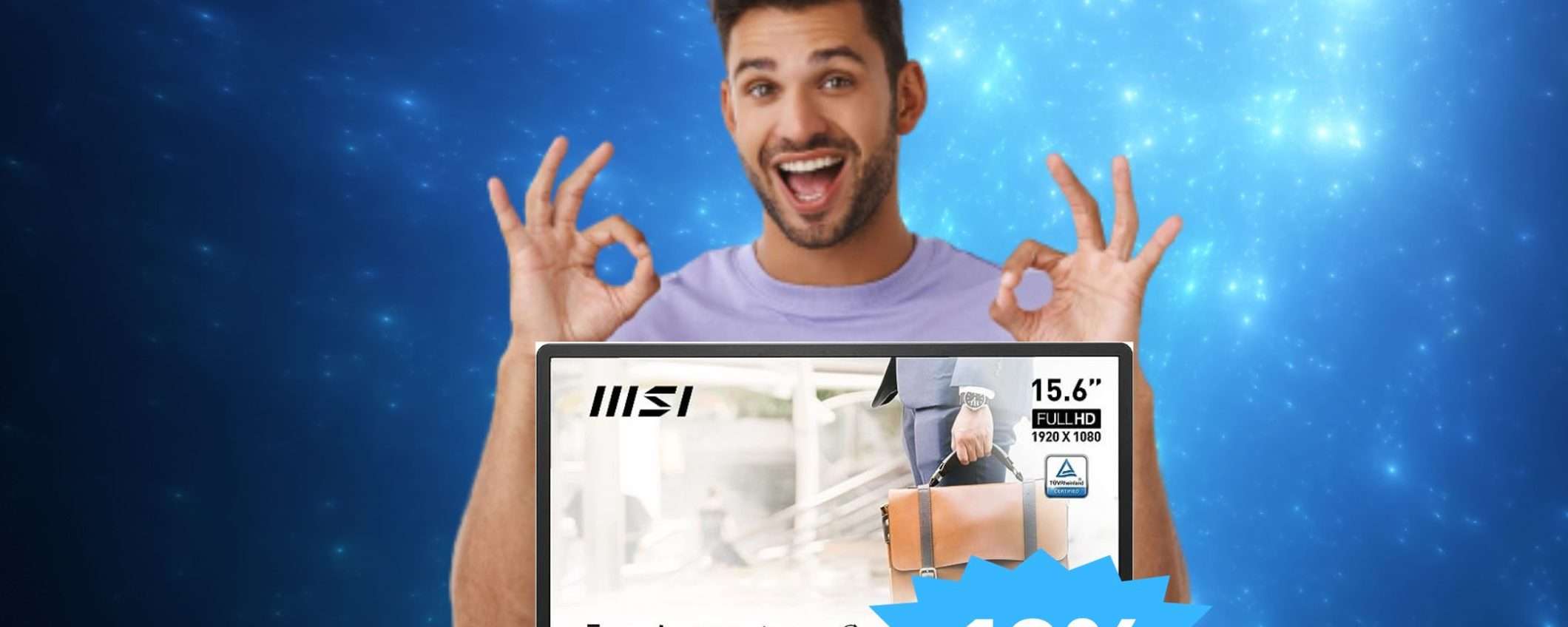 Monitor portatile MSI PRO: impossibile da battere a questo prezzo SCONTATO Monitor portatile MSI PRO: impossibile da battere a questo prezzo SCONTATO