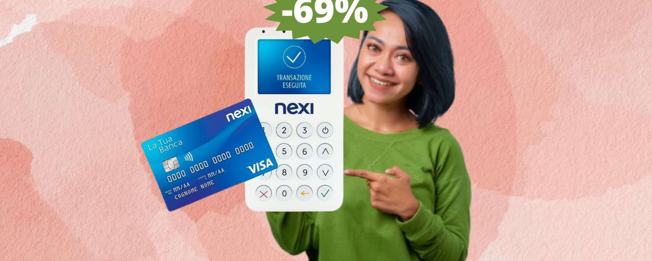 Nexi Mobile POS: prezzo BOMBA su Amazon (-69%) Nexi Mobile POS: prezzo BOMBA su Amazon (-69%)