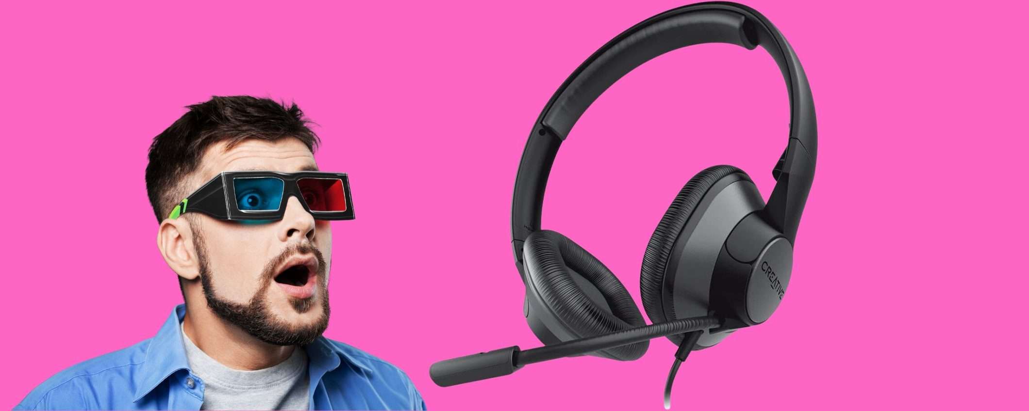 Creative HS-720: cuffie USB con microfono comodissime a 20€ Creative HS-720: cuffie USB con microfono comodissime a 20€