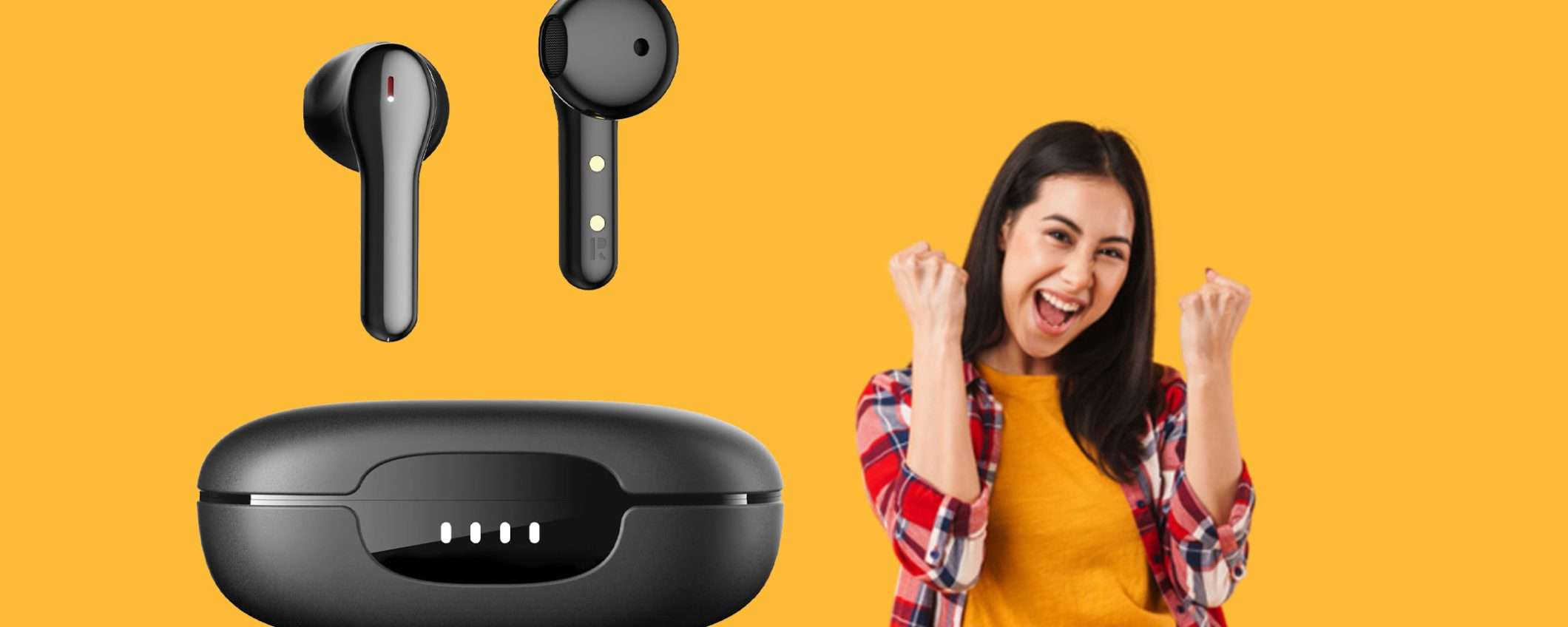 Cuffie Bluetooth 5.2 con cancellazione del rumore: prezzo BOMBA Cuffie Bluetooth 5.2 con cancellazione del rumore: prezzo BOMBA