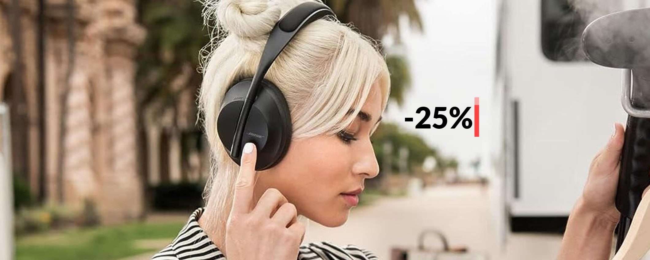 Cuffie Bose con controllo vocale ALEXA: il prezzo precipita (-102€) Cuffie Bose con controllo vocale ALEXA: il prezzo precipita (-102€)