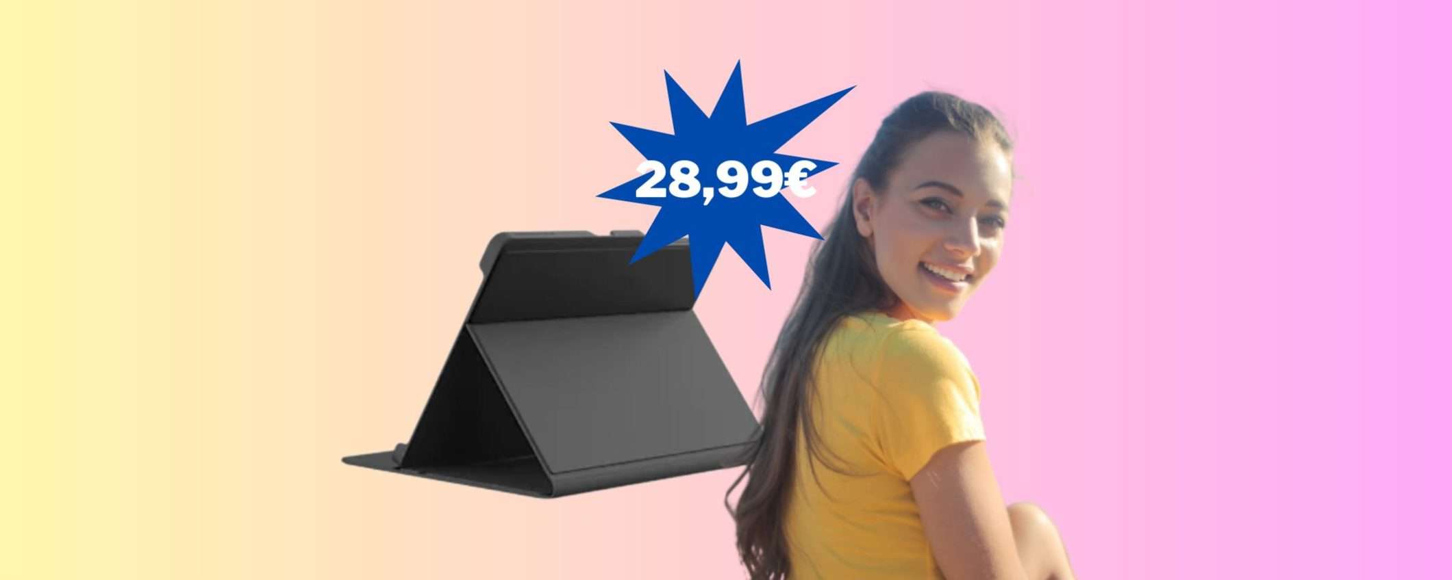 Custodia tablet Samsung originale in offerta a 28,99 euro da Unieuro Custodia tablet Samsung originale in offerta a 28,99 euro da Unieuro