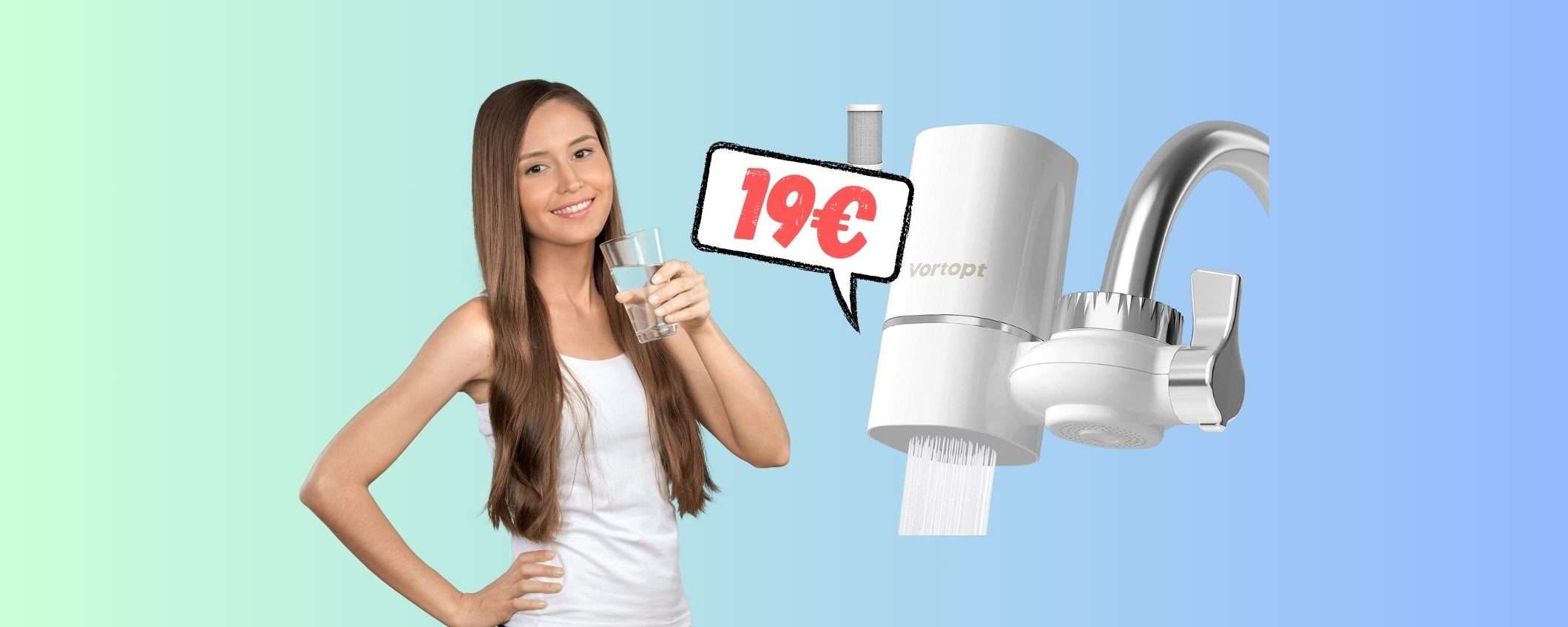 Depuratore da rubinetto per bere l'acqua sana e pulita a SOLI 19€ Depuratore da rubinetto per bere l'acqua sana e pulita a SOLI 19€