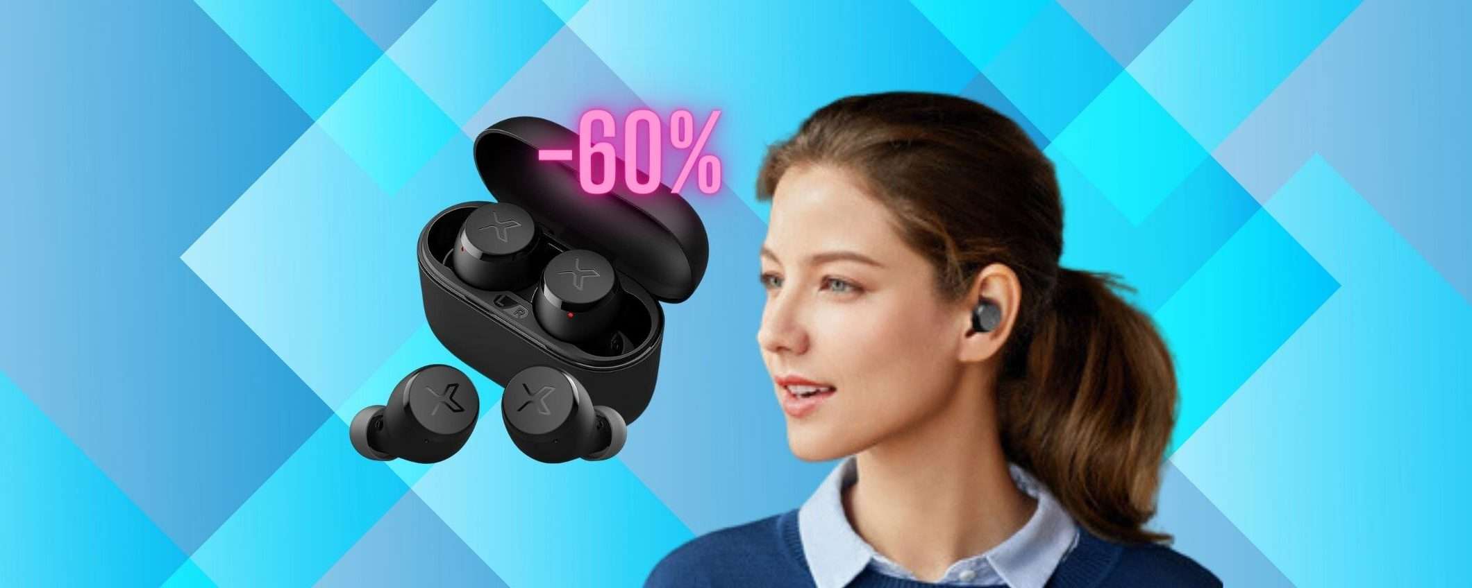Edifier X3 Mini: auricolari wireless FANTASTICI al 60% in MENO Edifier X3 Mini: auricolari wireless FANTASTICI al 60% in MENO