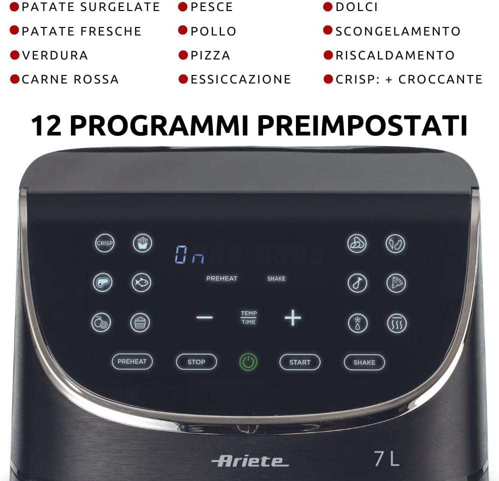 friggitrice-aria-ariete-7-litri-12-funzioni-prezzo-shock-programmi