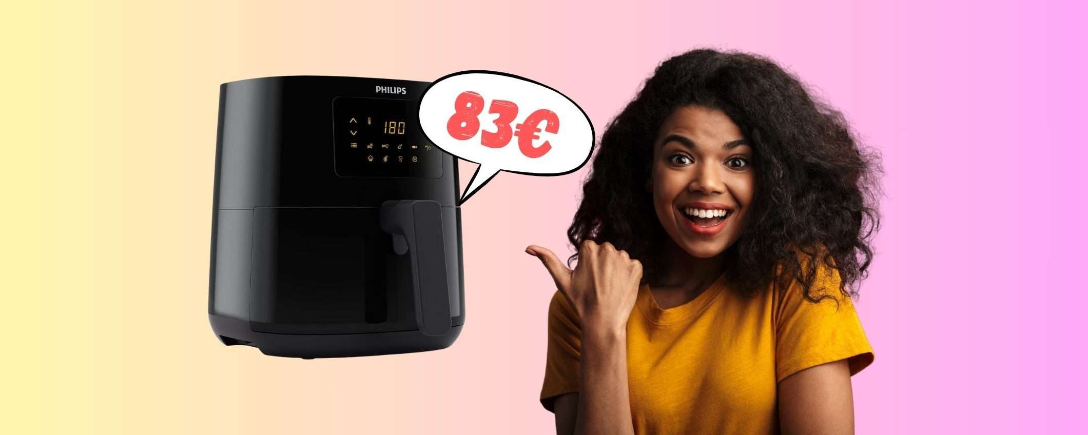 Friggitrice ad aria Philips 13 in 1 da 4 litri con appena 83€, WOW Friggitrice ad aria Philips 13 in 1 da 4 litri con appena 83€, WOW
