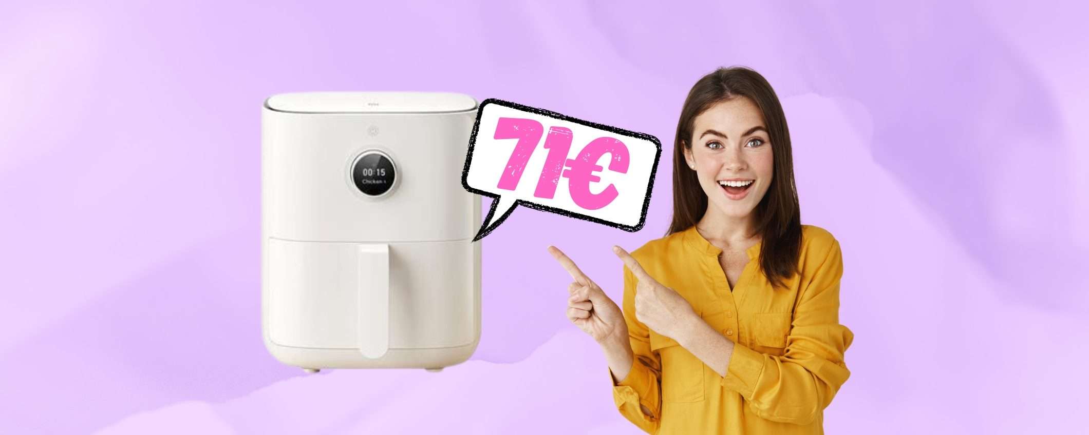 Friggitrice ad aria Xiaomi Smart a prezzo MAI VISTO, 71€ su eBay Friggitrice ad aria Xiaomi Smart a prezzo MAI VISTO, 71€ su eBay