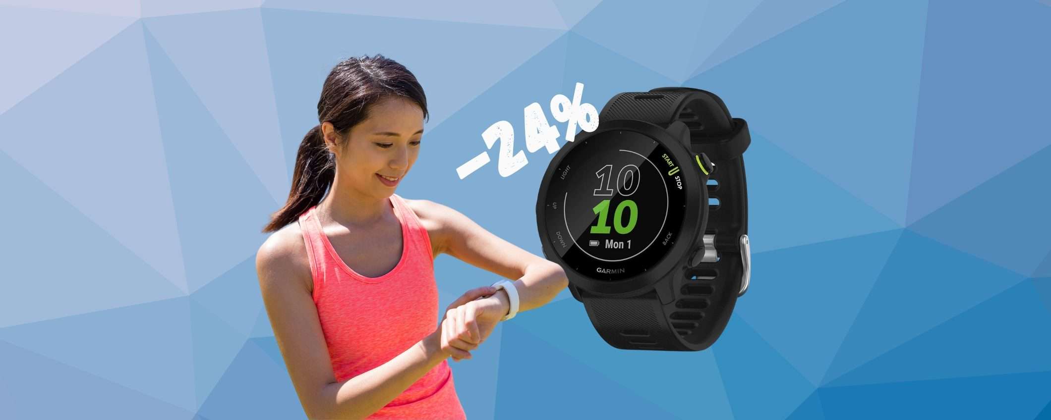 Garmin Forerunner 55: a questo prezzo è da prendere SUBITO (-24%) Garmin Forerunner 55: a questo prezzo è da prendere SUBITO (-24%)