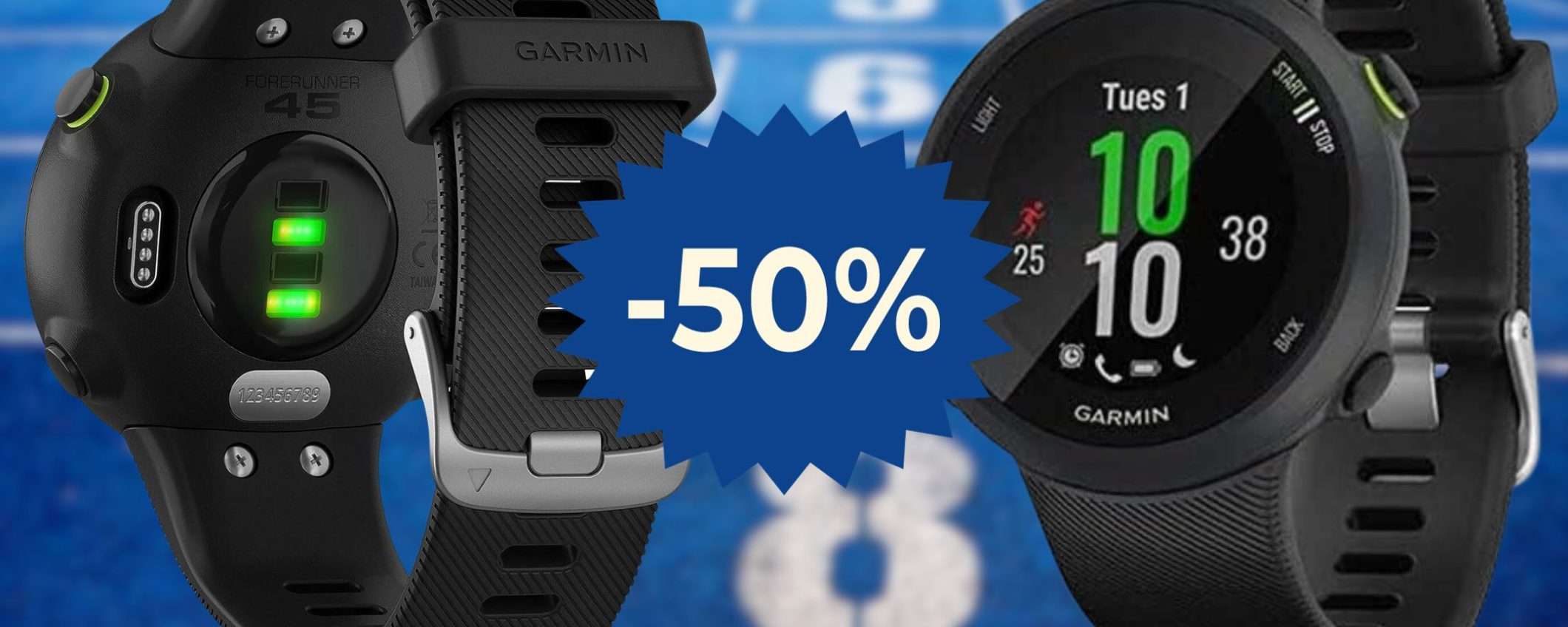 Garmin Forerunner 45, sconto 50% su Amazon e prezzo BOMBA limitato (99€) Garmin Forerunner 45, sconto 50% su Amazon e prezzo BOMBA limitato (99€)