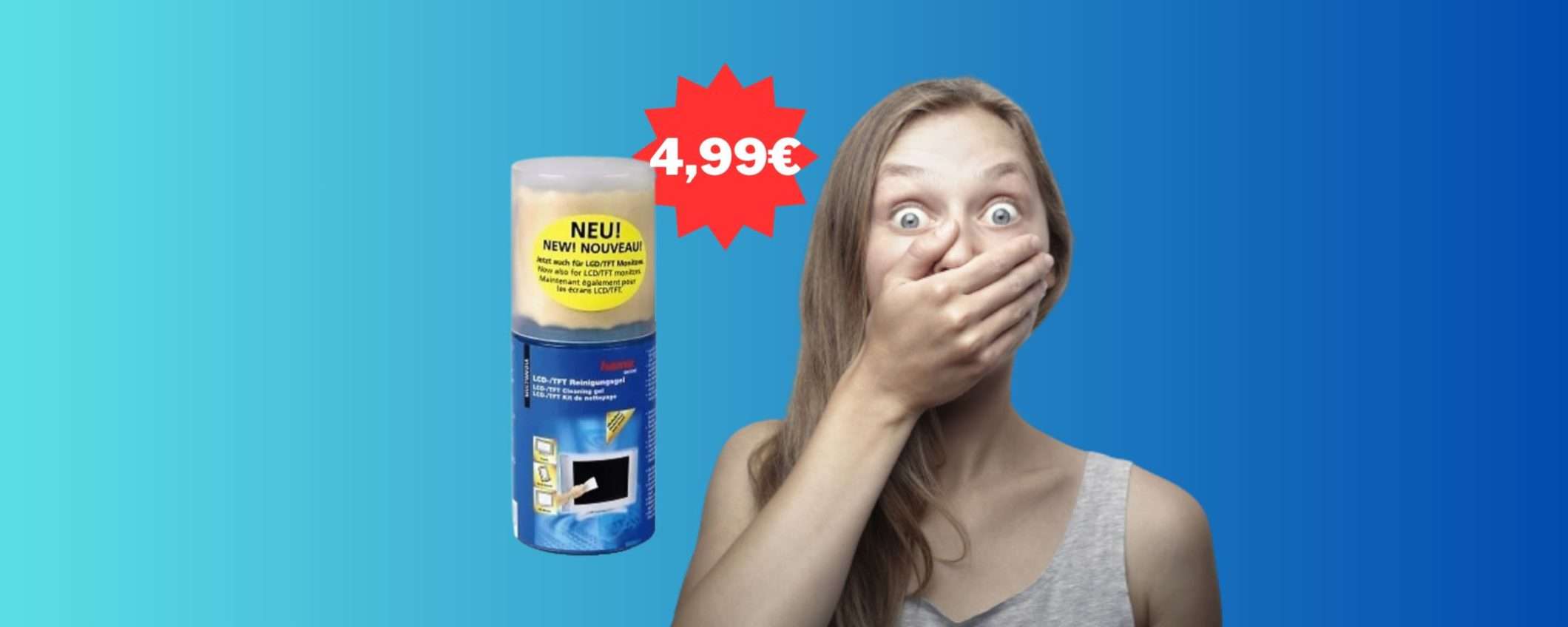 Rimetti a lucido il tuo PC con questo gel in super offerta a 4,99 euro Rimetti a lucido il tuo PC con questo gel in super offerta a 4,99 euro