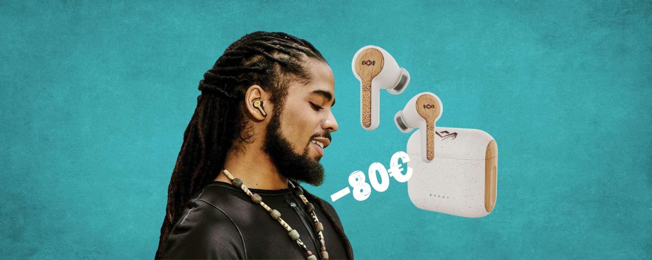 House of Marley: auricolari wireless a un OTTIMO prezzo (-80€) House of Marley: auricolari wireless a un OTTIMO prezzo (-80€)