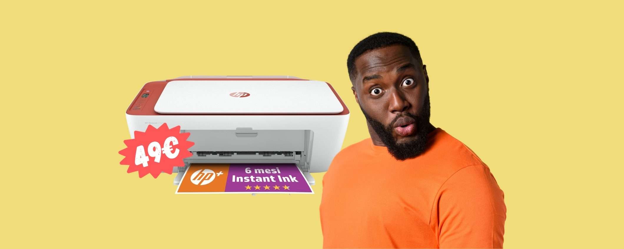 HP DeskJet 2723e: stampante multifunzione, MINI anche il prezzo (49€) HP DeskJet 2723e: stampante multifunzione, MINI anche il prezzo (49€)